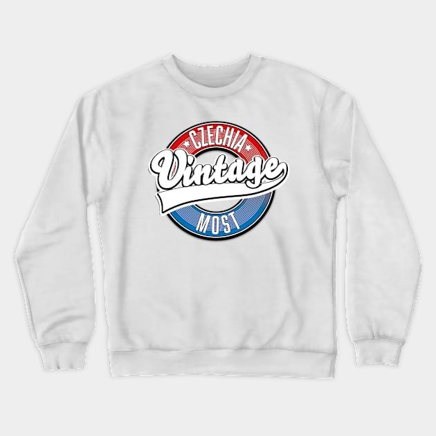 Most Czechia vintage logo, Crewneck Sweatshirt by nickemporium1